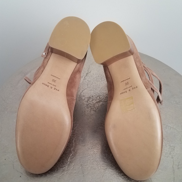 Rag & Bone  Booties Dalia ll Camel Suede Ankle - Picture 3 of 8